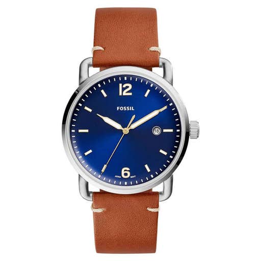 nordstrom.com, Fossil The Commuter Leather Strap Watch