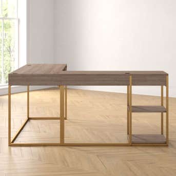 Foundstone Iris L-Shaped Desk