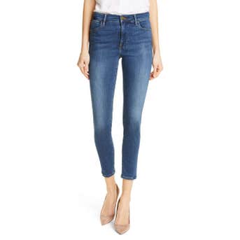 Frame Le High Crop Skinny Jeans