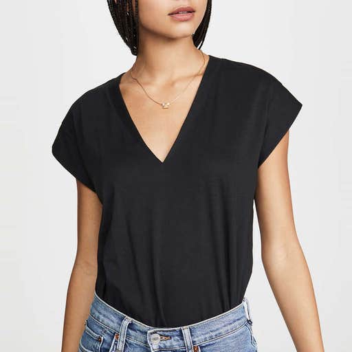 shopbop.com, Frame Le Mid Rise V-Neck Tee
