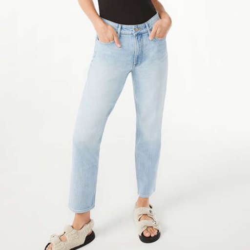 walmart.com, Free Assembly 90's Original Straight Denim Jeans
