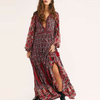 Free People Happy Feelings Midi Dress