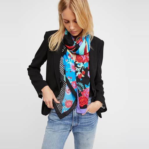 freepeople.com, Free People In The Mix Printed Scarf