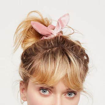 Free People Knotted Velvet Scrunchie