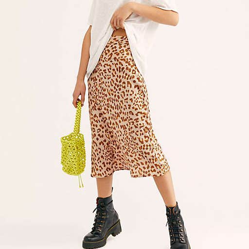 freepeople.com, Free People Normani Bias Printed Skirt