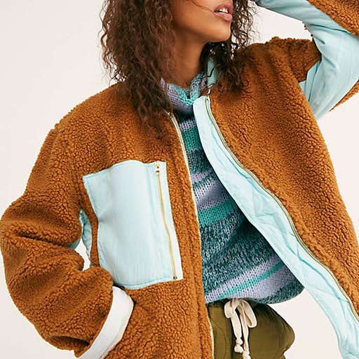 freepeople.com, Free People Rivington Sherpa Jacket