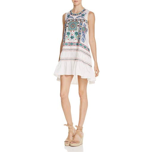 bloomingdales.com, FREEWAY Embroidered Ruffle Dress