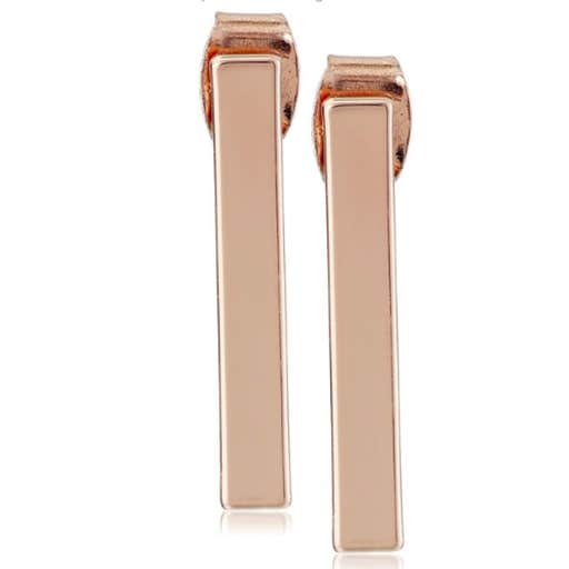 amazon.com, French Connection Rectangle Bar Stud Earrings