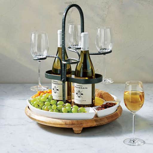 frontgate.com, Frontgate Weston Two-Bottle Wine Caddy