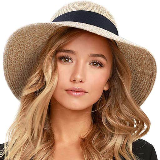 amazon.com, FURTALK Foldable Brim Straw Hat