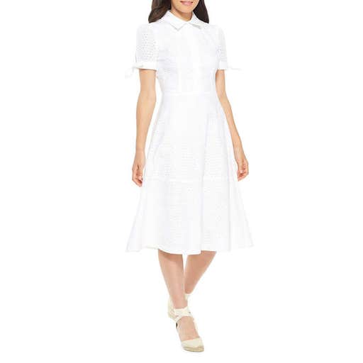 nordstrom.com, Gal Meets Glam Judith Puff Sleeve Cotton Eyelet Dress