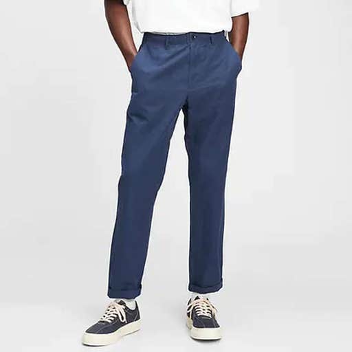 gap.com, Gap GapFlex Slim Taper Linen Pull-On Pants With E-Waist