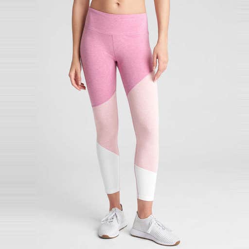 gap.com, Gap GFast 7/8 Colorblock Leggings in Performance Cotton