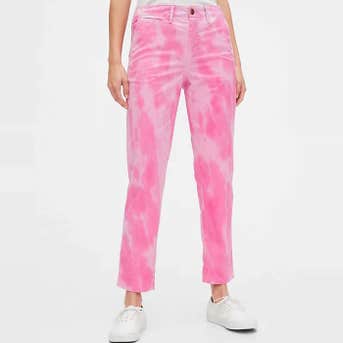 Gap High Rise Straight Khakis