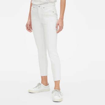 Gap Mid Rise True Skinny Ankle Jeans