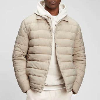 Gap Snap-Front Puffer Jacket