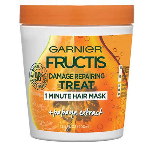 amazon.com, Garnier Hair Care Fructis Damage Repairing Treat 1 Minute Hair Mask With Papaya Extract