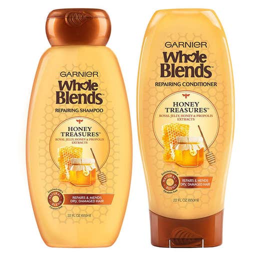 amazon.com, Garnier Hair Care Whole Blends Honey Treasures Repairing Shampoo And Conditioner