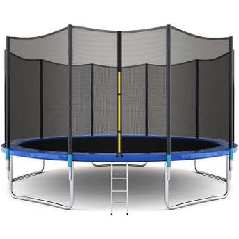 Giantex Trampoline With Safety Enclosure Net