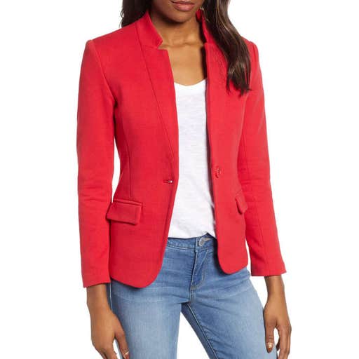 nordstrom.com, Gibson Notch Collar Cotton Blend Blazer