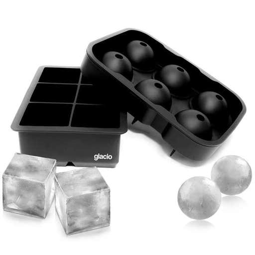 amazon.com, glacio Silicone Ice Cube Trays Combo