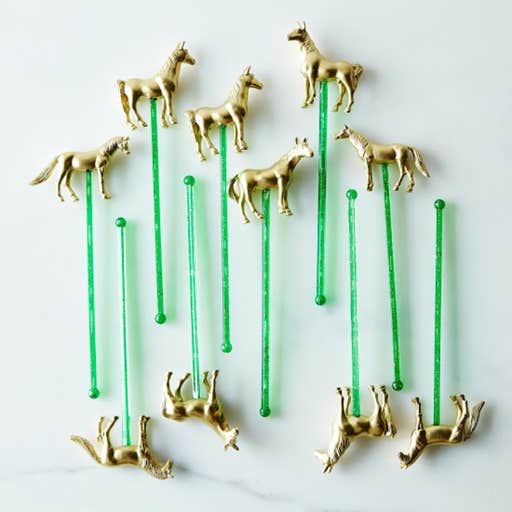 food52.com, Gnome Sweet Gnome Pony Drink Stirrers