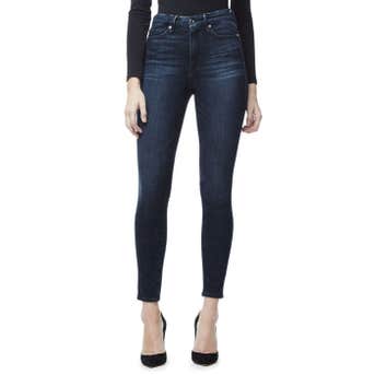 Good American Good Waist High Waist Crop Skinny Jeans