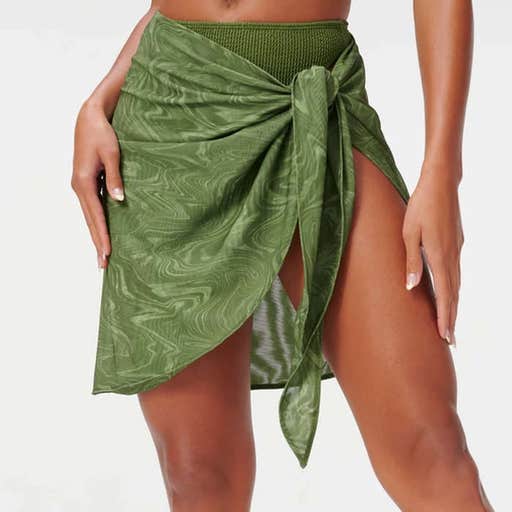 goodamerican.com, Good American Mesh Sarong Skirt