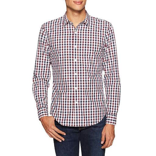 amazon.com, Goodthreads Slim-Fit Long-Sleeve Plaid Poplin Shirt