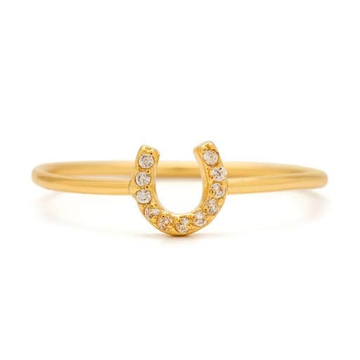 gorjana-griffin.com, Gorjana Shimmer Horseshoe Ring