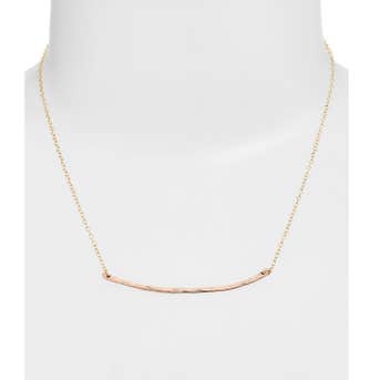 gorjana Taner Small Bar Pendant Necklace