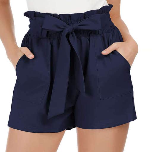 amazon.com, Grace Karin Bowknot Tie Waist Summer Casual Shorts