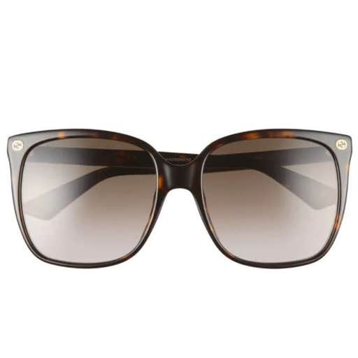 nordstrom.com, Gucci 57mm Gradient Square Sunglasses