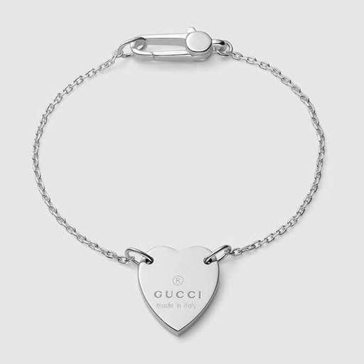 gucci.com, Gucci Heart Bracelet With Gucci Trademark