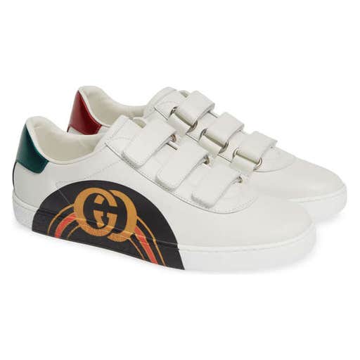 nordstrom.com, Gucci Printed Leather Grip Sneaker