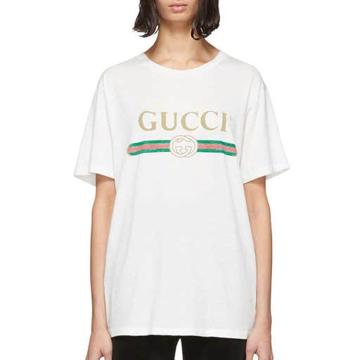 ssense.com, Gucci Vintage Logo T-Shirt
