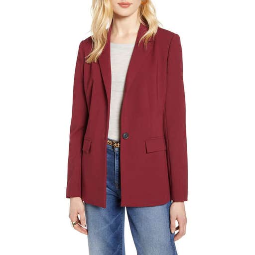 nordstrom.com, Halogen Single Breasted Blazer