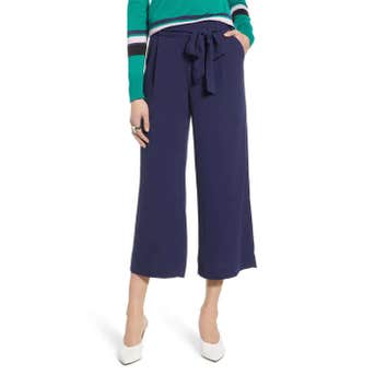 Halogen Wide Leg Crop Pants