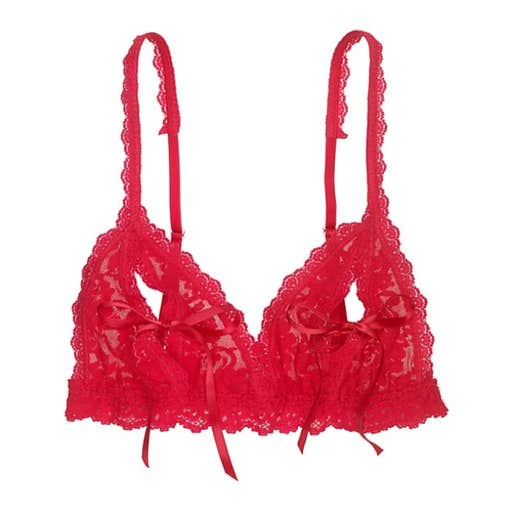 bloomingdales.com, Hanky Panky Peek-A-Boo Bralette With Bow Ties
