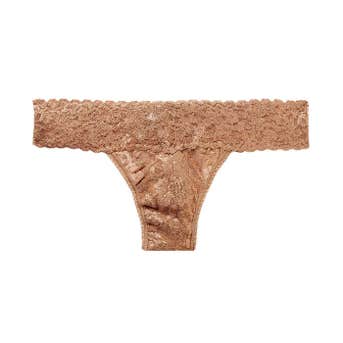 Hanky Panky Stardust Metallic Stretch-Lace Thong