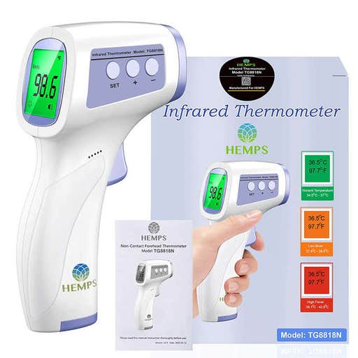 amazon.com, Hemps Digital Infrared Forehead Thermometer