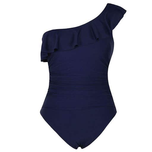 amazon.com, Hilor One Piece Asymmetric Swimsuit