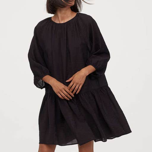hm.com, H&M Balloon-Sleeved Dress