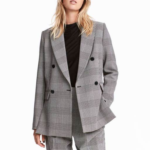 hm.com, H&M Double-Breasted Blazer