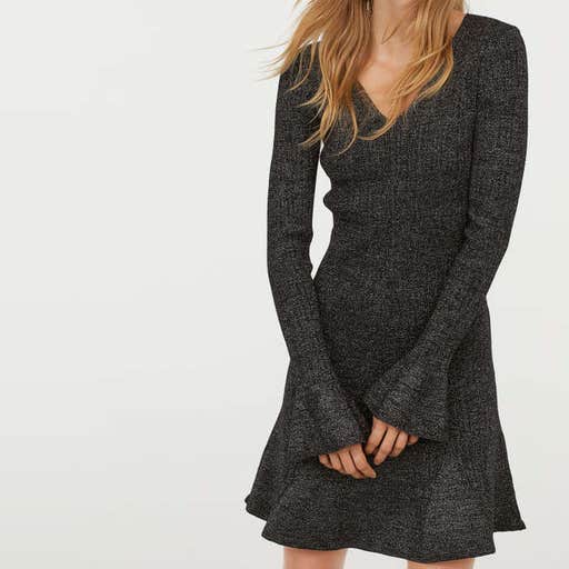H&M, H&M Glittery Dress