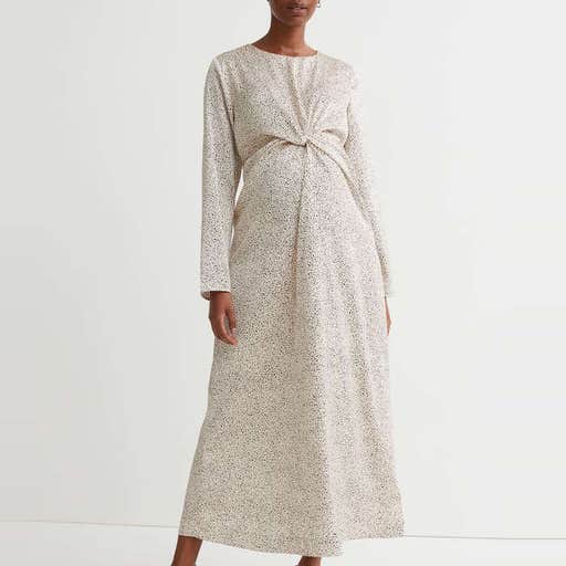hm.com, H&M Mama Knot-Detail Dress