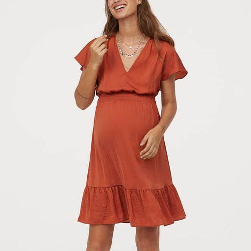 hm.com, H&M MAMA Smocked Dress