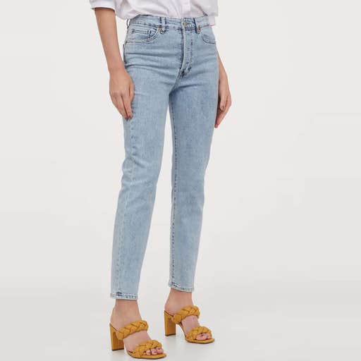hm.com, H&M Mom High Ankle Jeans