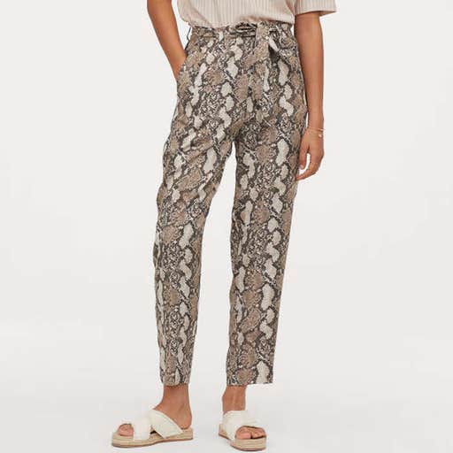 hm.com, H&M Paper-Bag Pants