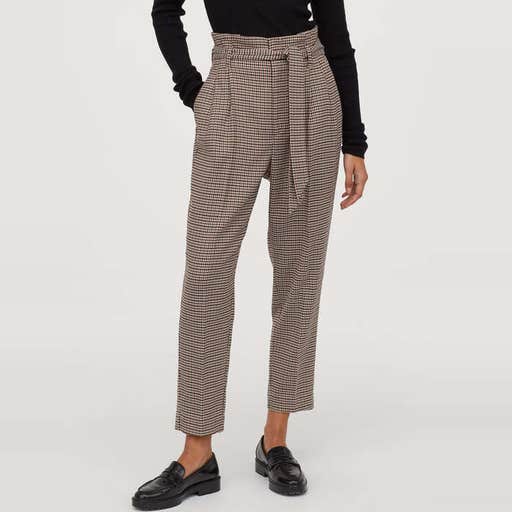 hm.com, H&M Paper-Bag Pants